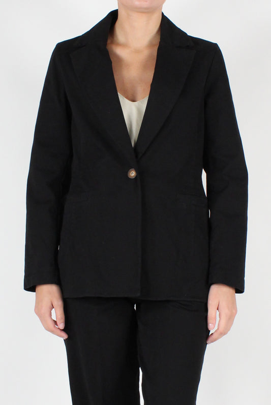 Blazer in Gabardina di Cotone