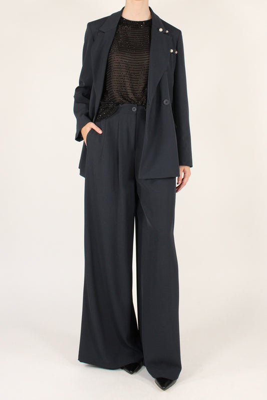 Blazer Doppiopetto con Spille