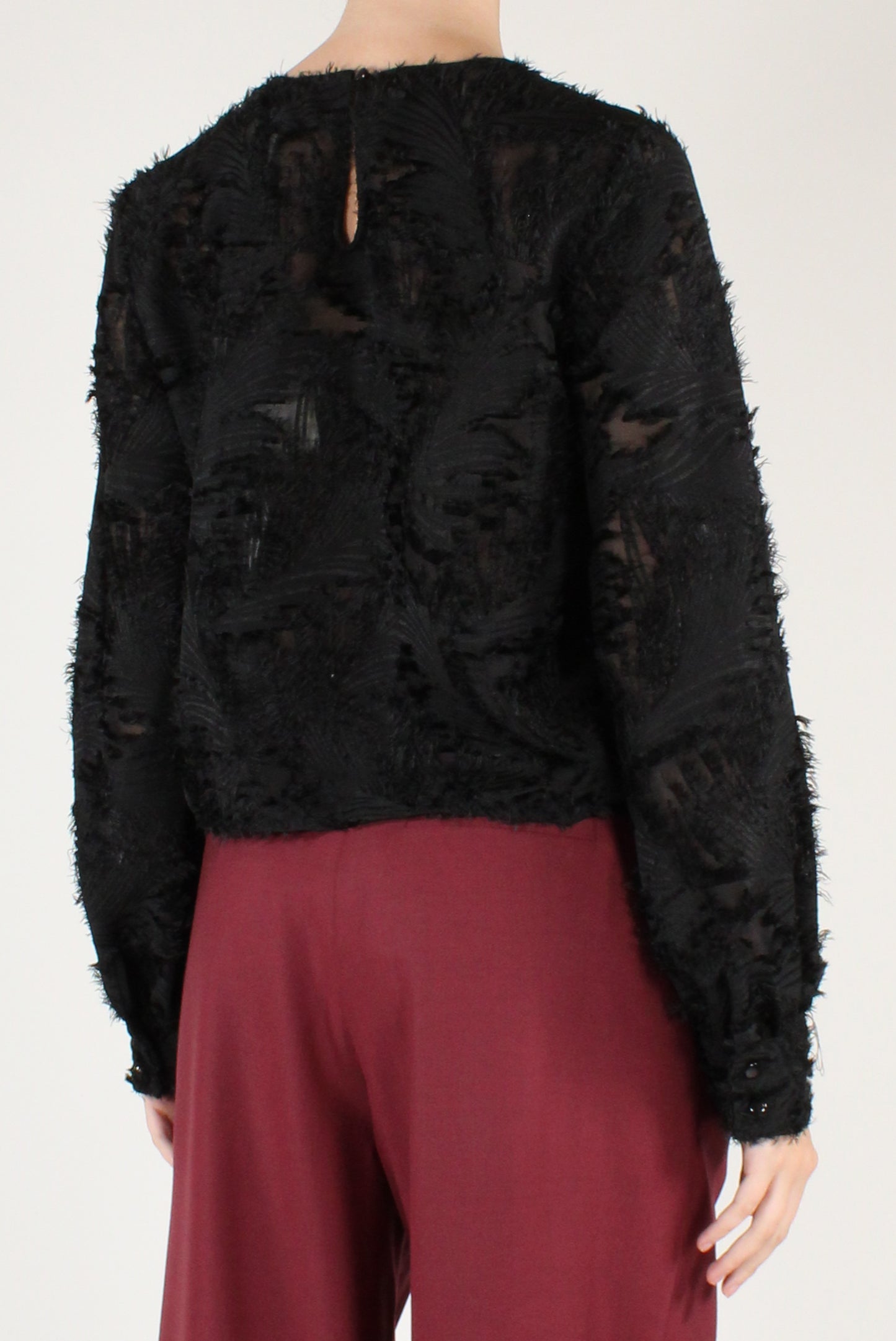 Blusa Ricamo con Fili a Rilievo