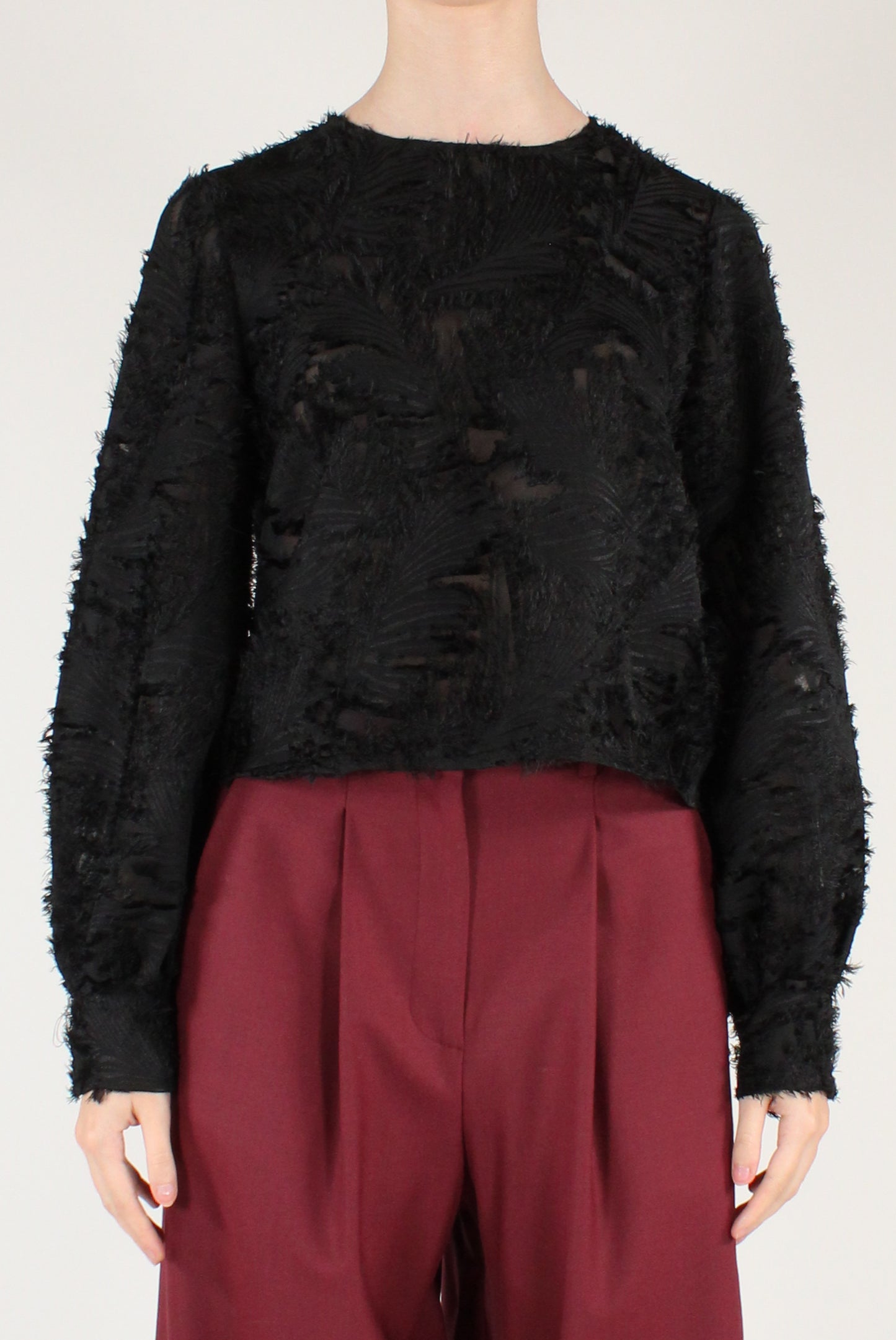 Blusa Ricamo con Fili a Rilievo