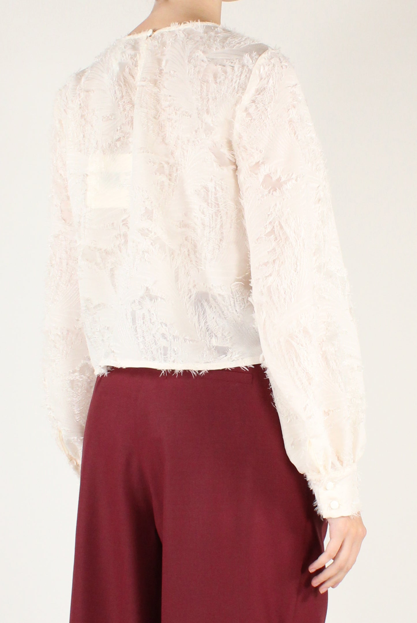 Blusa Ricamo con Fili a Rilievo