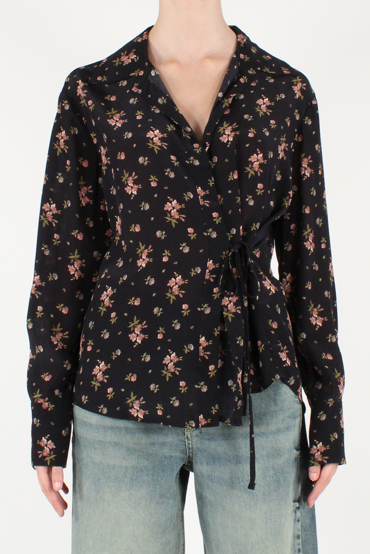 Blusa Floreale in Viscosa