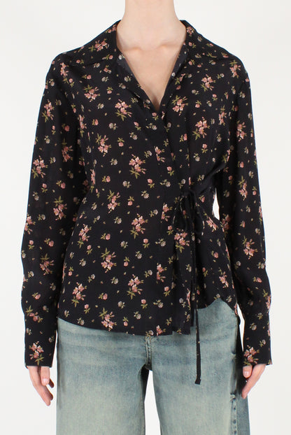 Blusa Floreale in Viscosa