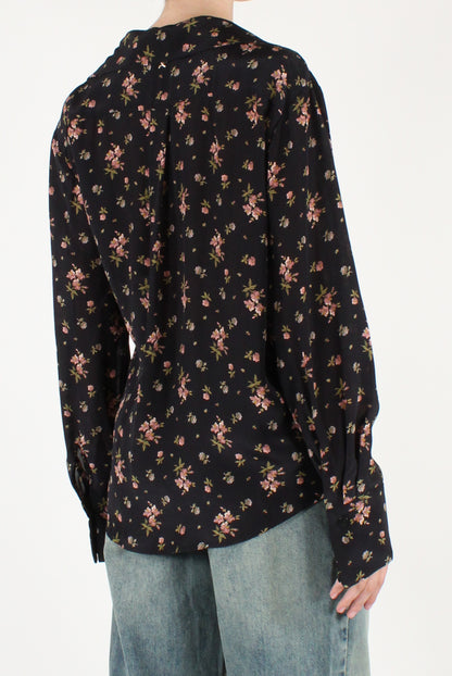 Blusa Floreale in Viscosa