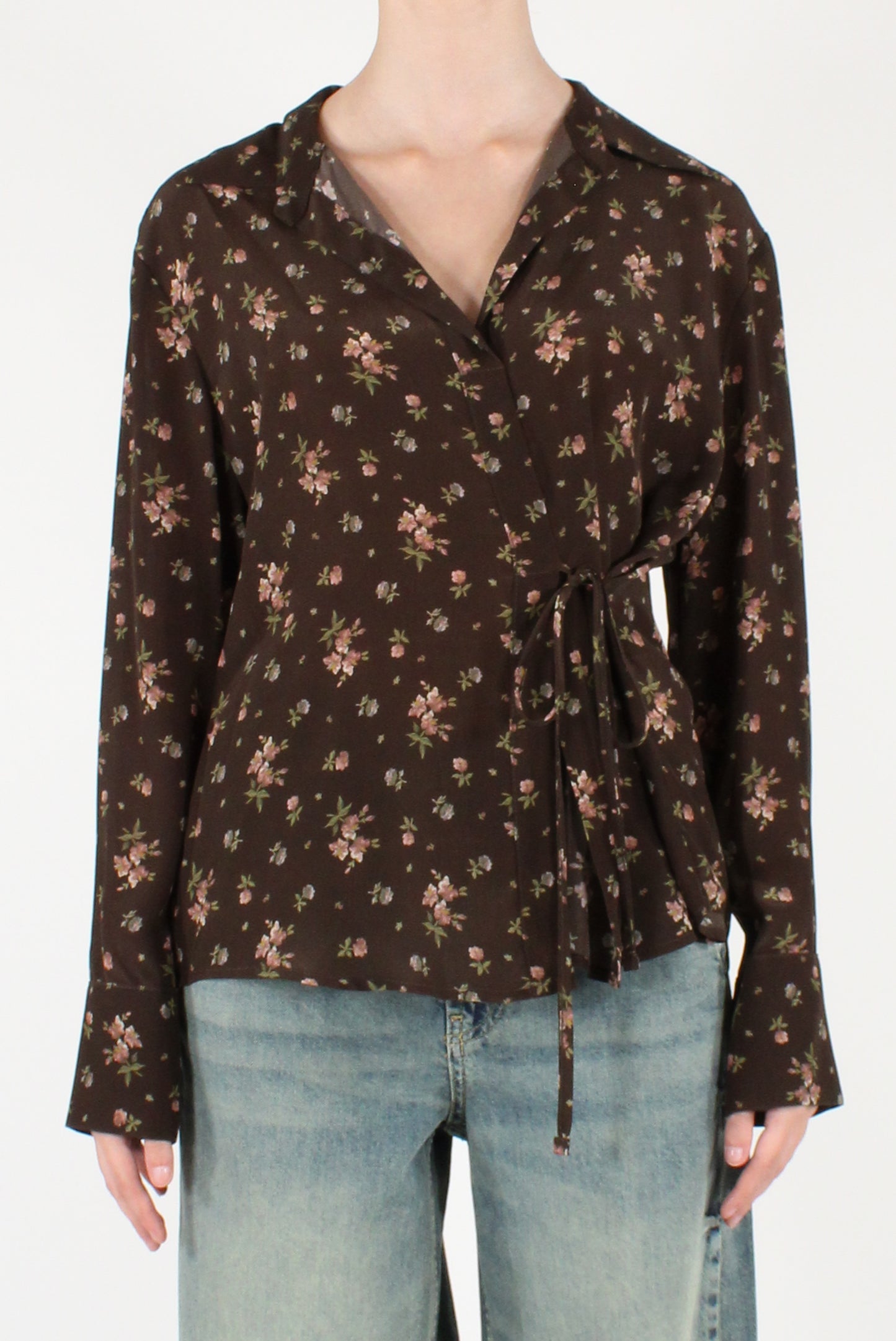 Blusa Floreale in Viscosa