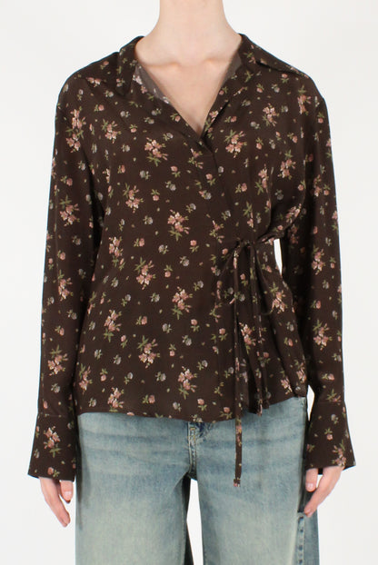 Blusa Floreale in Viscosa