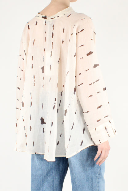 Ramie Printed Blouse