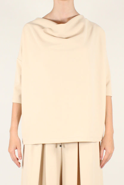 Blusa Over Collo a Cratere
