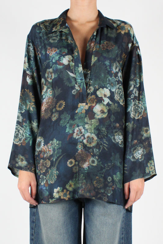 Blusa a Stampa Floreale