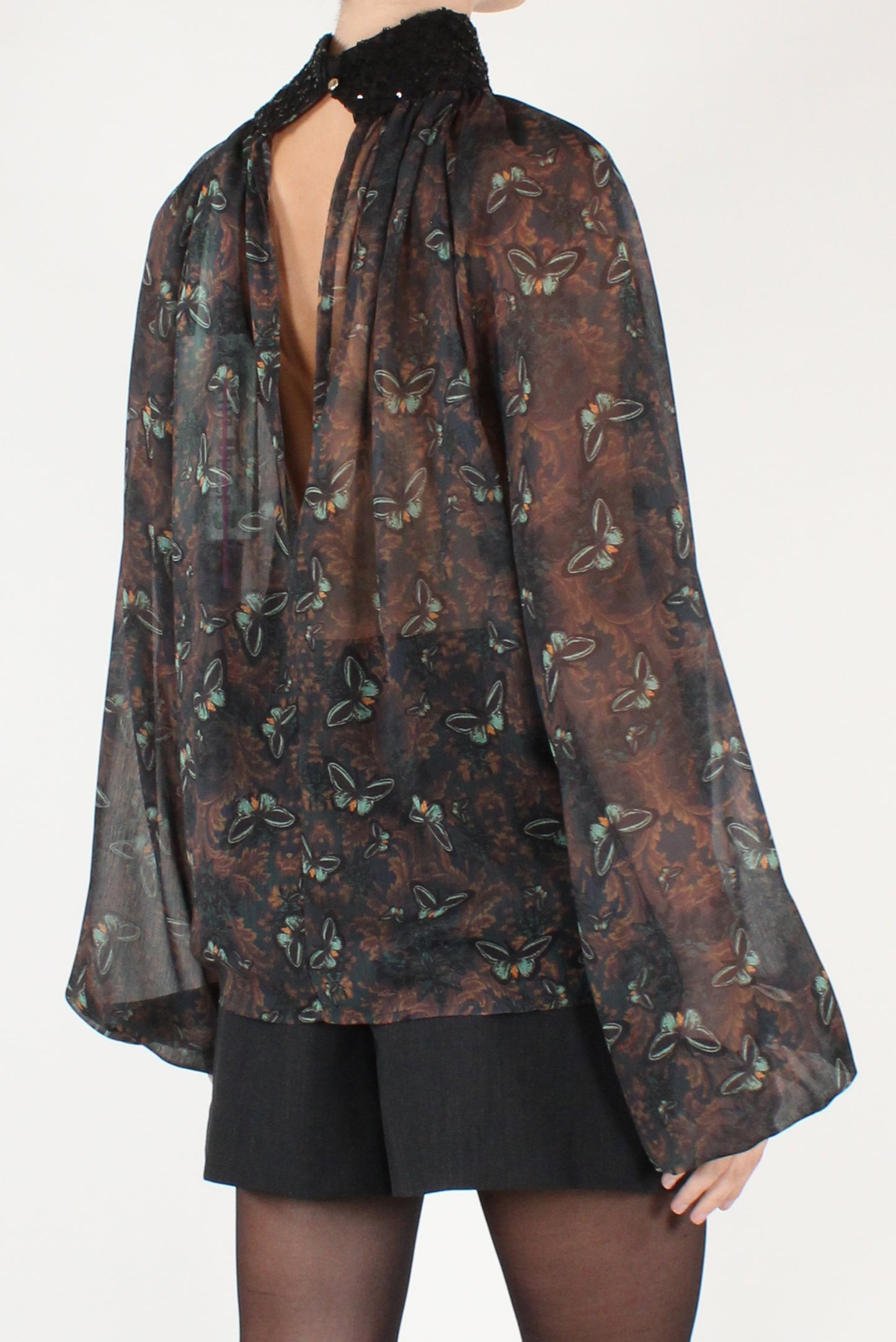 Butterfly Print Blouse