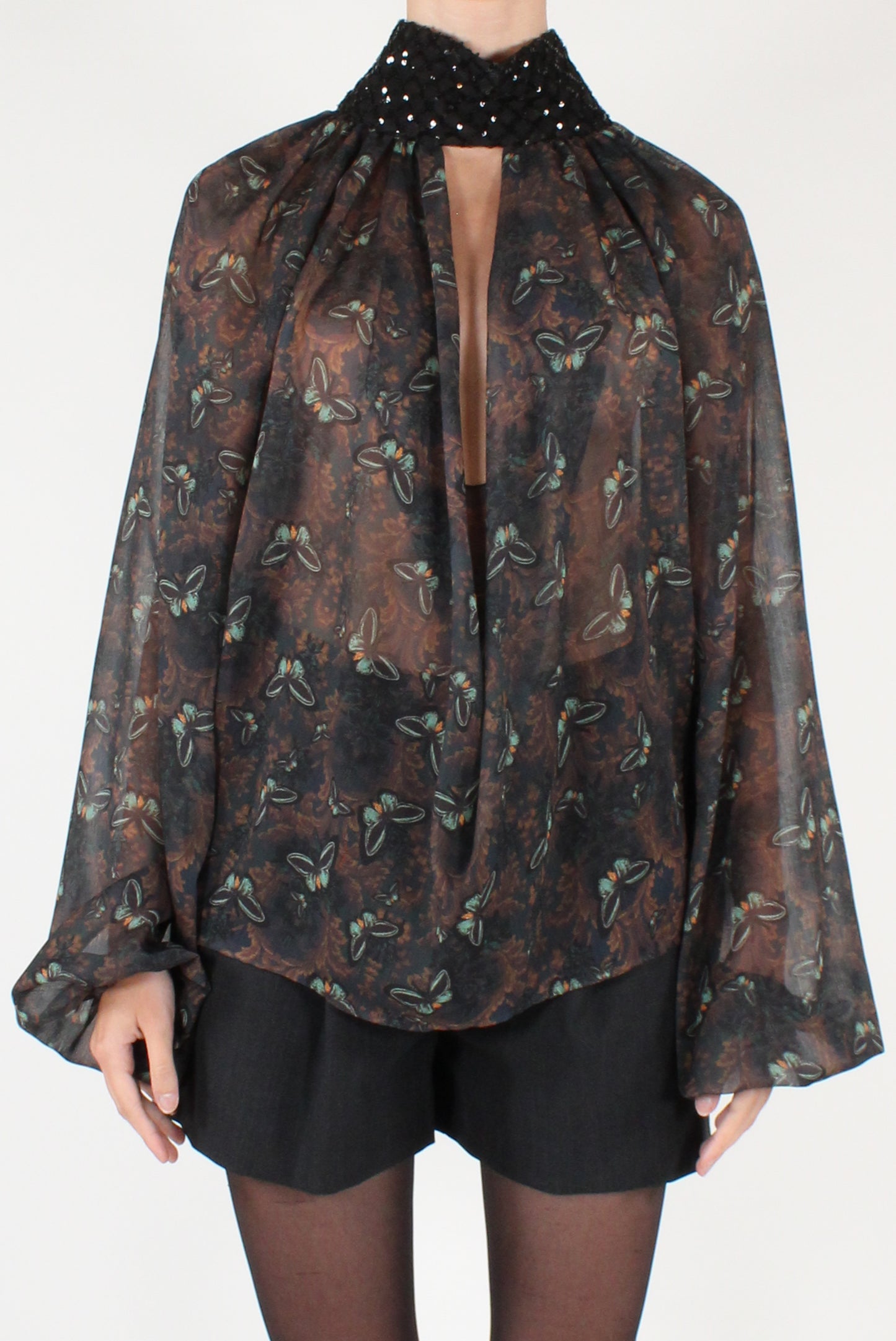 Butterfly Print Blouse