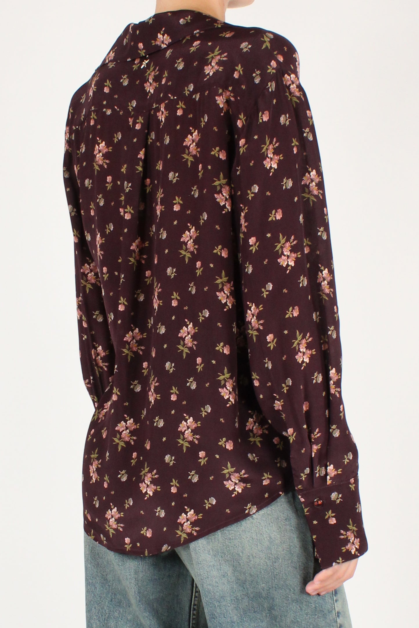 Blusa Floreale in Viscosa