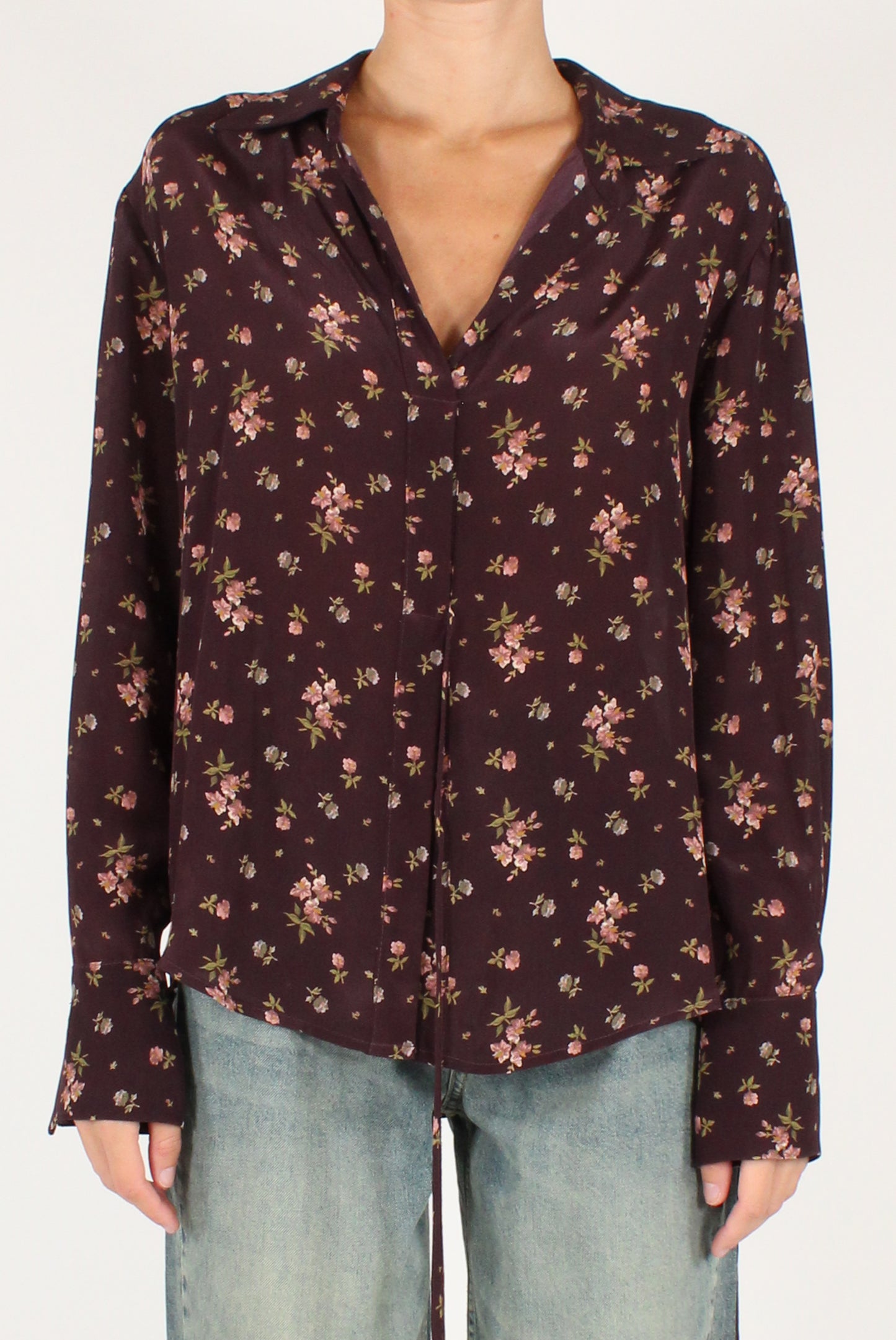 Blusa Floreale in Viscosa