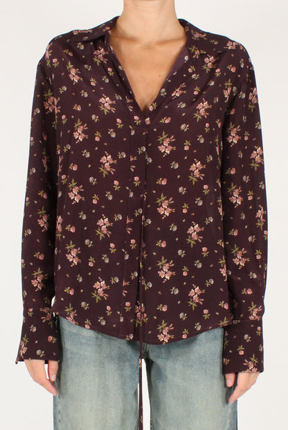 Blusa Floreale in Viscosa