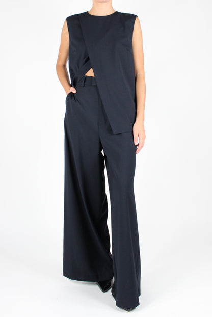 Viscose Blend Palazzo Pants