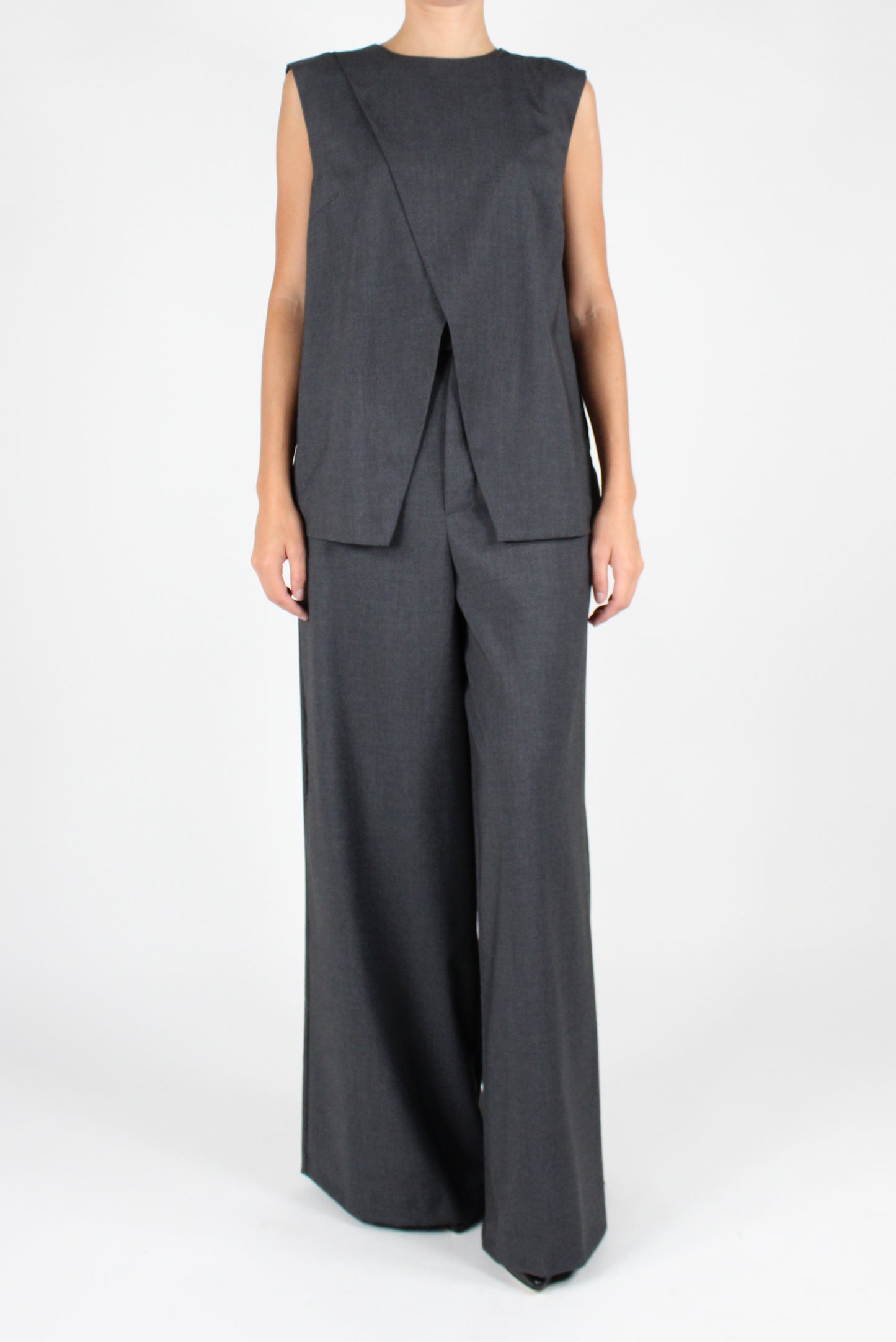 Viscose Blend Palazzo Pants