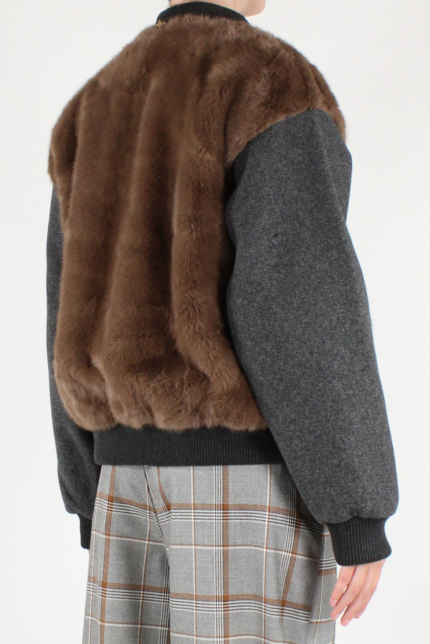 Bomber con Ecopelliccia