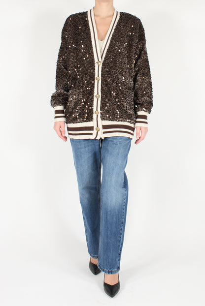 Velvet and Sequin Bomber