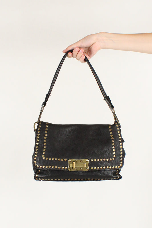 Borsa Borchiata a Trapezio