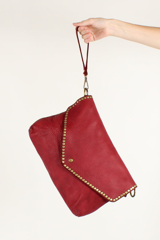 Borsa a Patta Borchiata