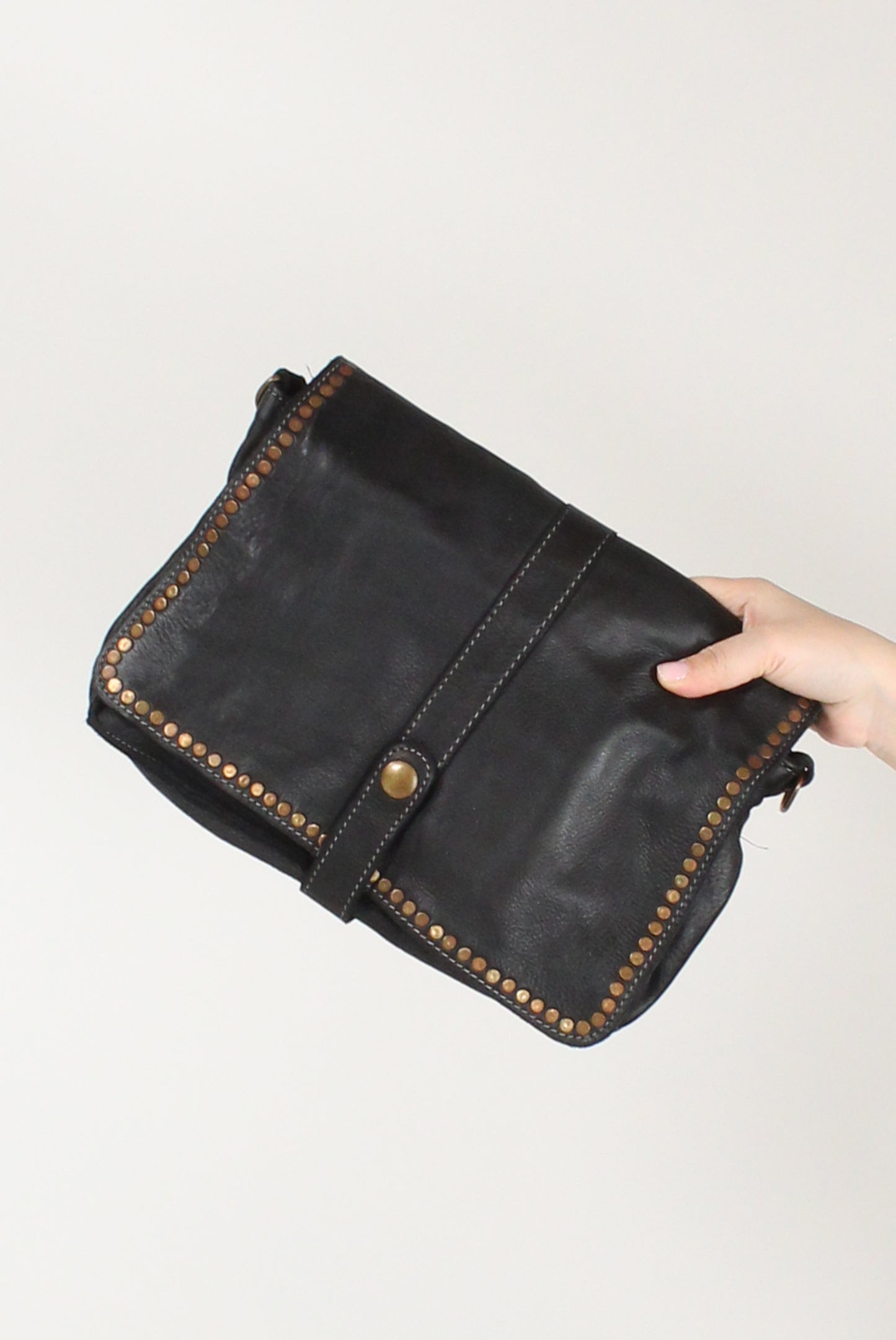 Studded Flap Bag