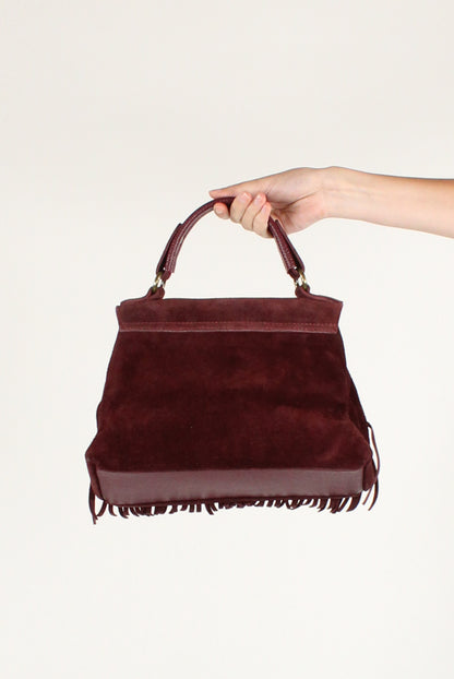 Borsa a Trapezio con Frange