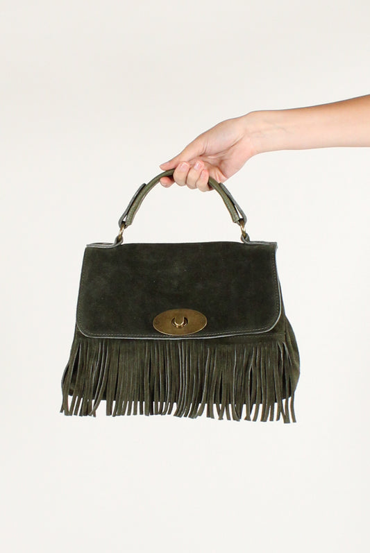 Borsa a Trapezio con Frange