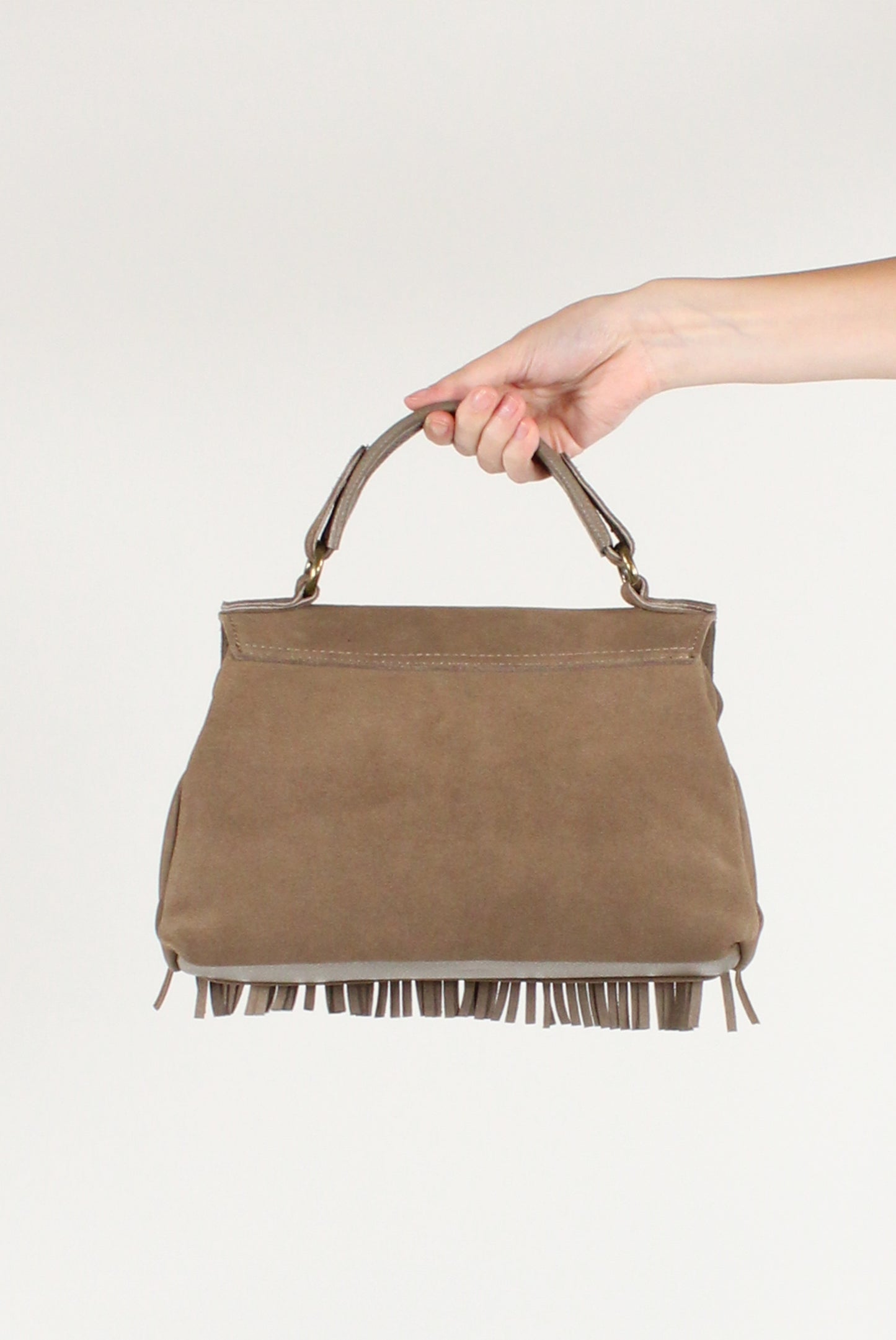 Borsa a Trapezio con Frange