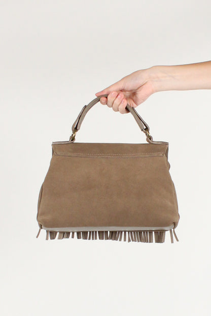 Borsa a Trapezio con Frange