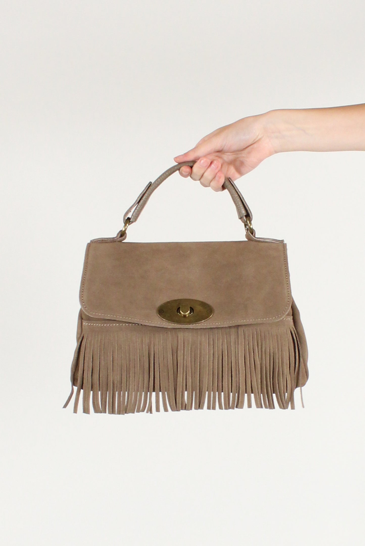 Borsa a Trapezio con Frange