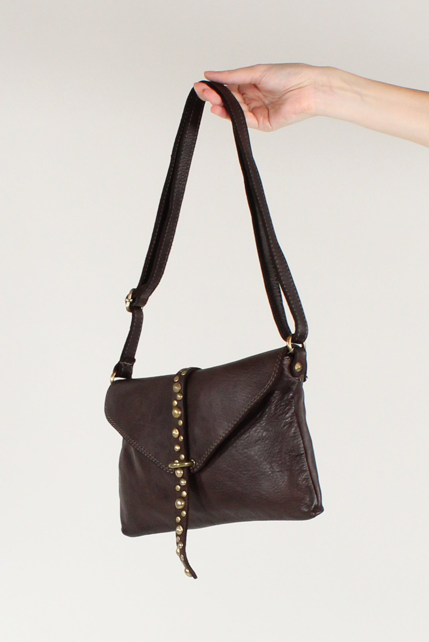 Borsetta in Pelle Fascia con Borchie