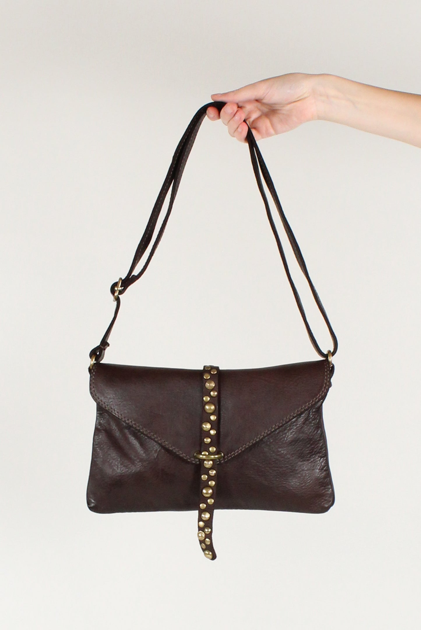 Borsetta in Pelle Fascia con Borchie