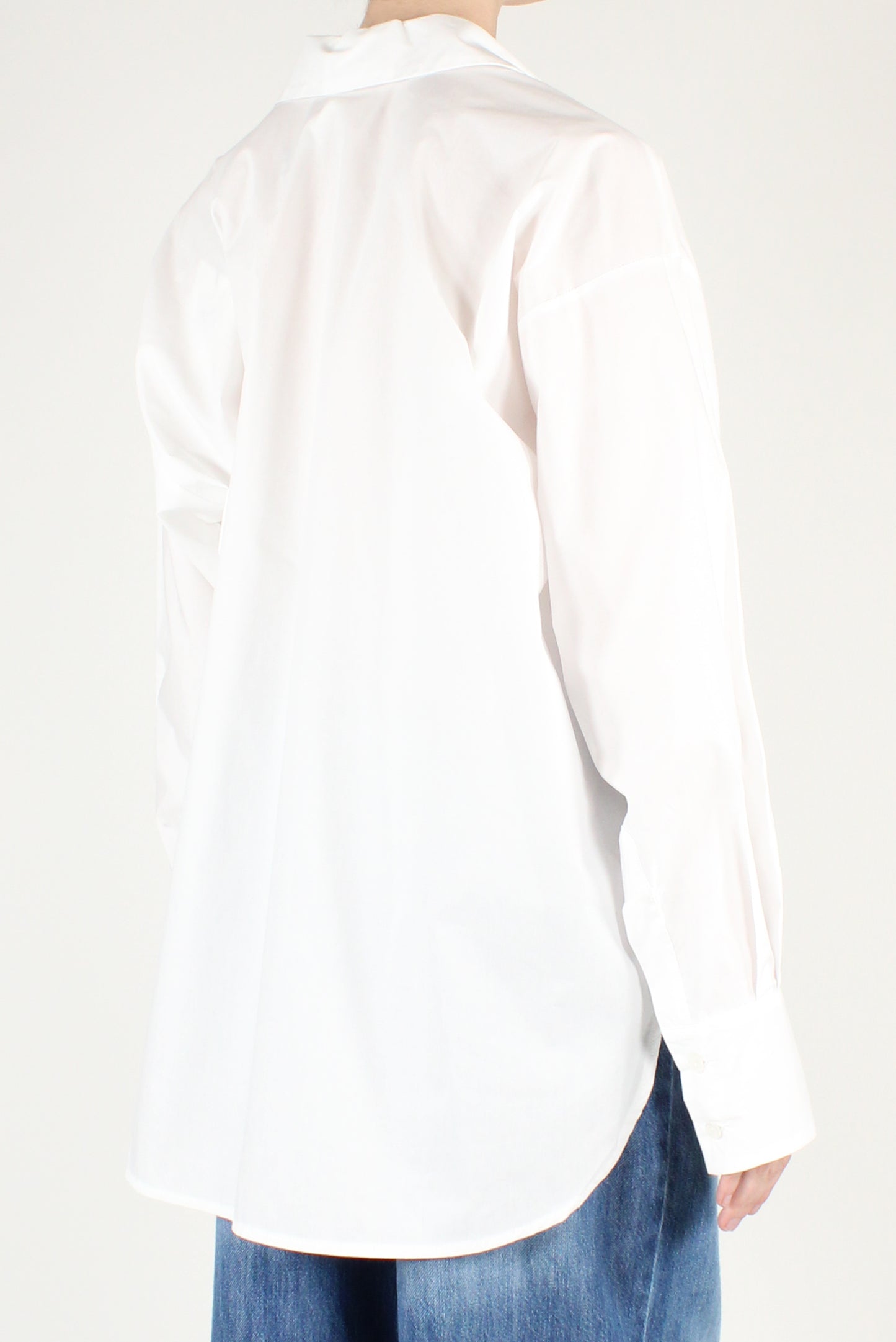 Camicia Over con Perline e Strass