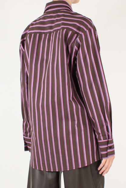 Camicia Over a Righe Colorate