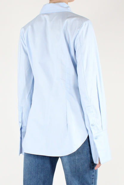 Fitted Piquet Cotton Shirt