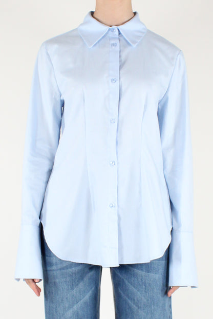 Fitted Piquet Cotton Shirt