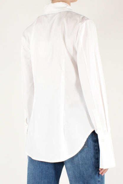 Fitted Piquet Cotton Shirt