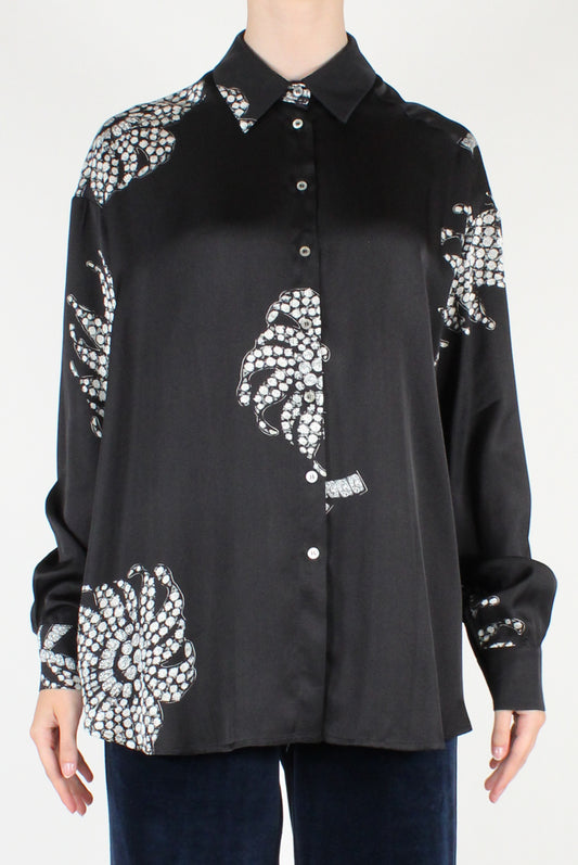 Camicia in Viscosa a Stampa Gioielli