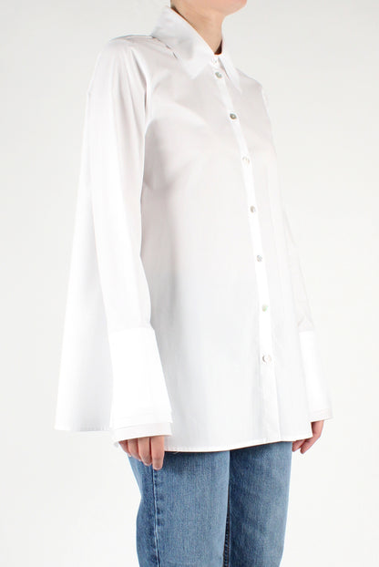 Shirt with Triple Layer Collar and Cuffs