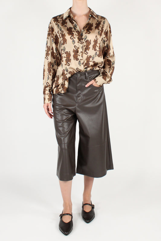 Camicia a Maniche Lunghe Stampa Tigri