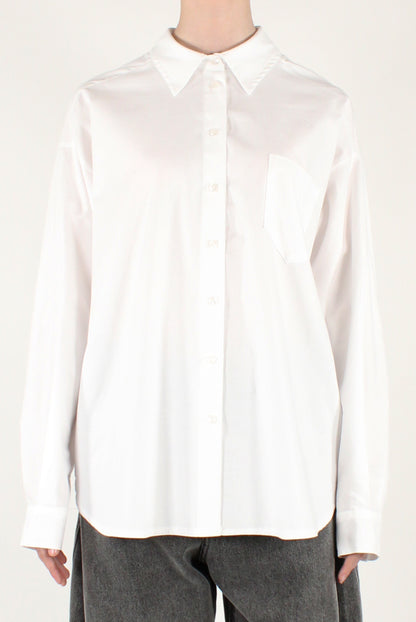 Camicia Over in Cotone Piquet