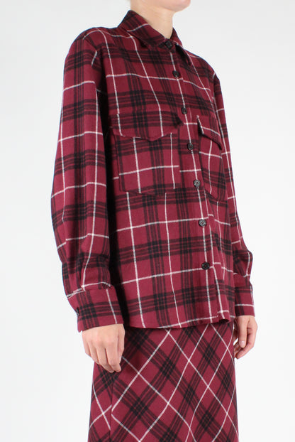 Tartan Shirt with Pockets