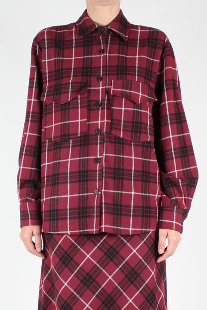 Tartan Shirt with Pockets