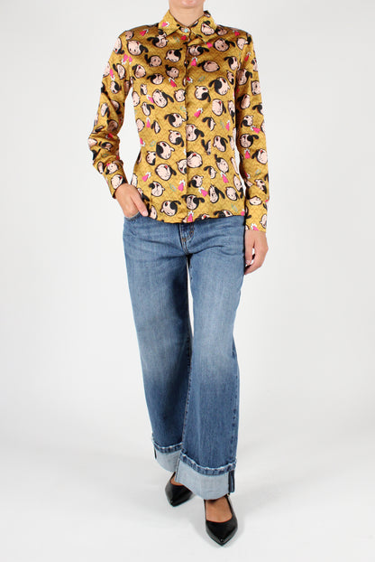 Olivia Print Long Sleeve Shirt