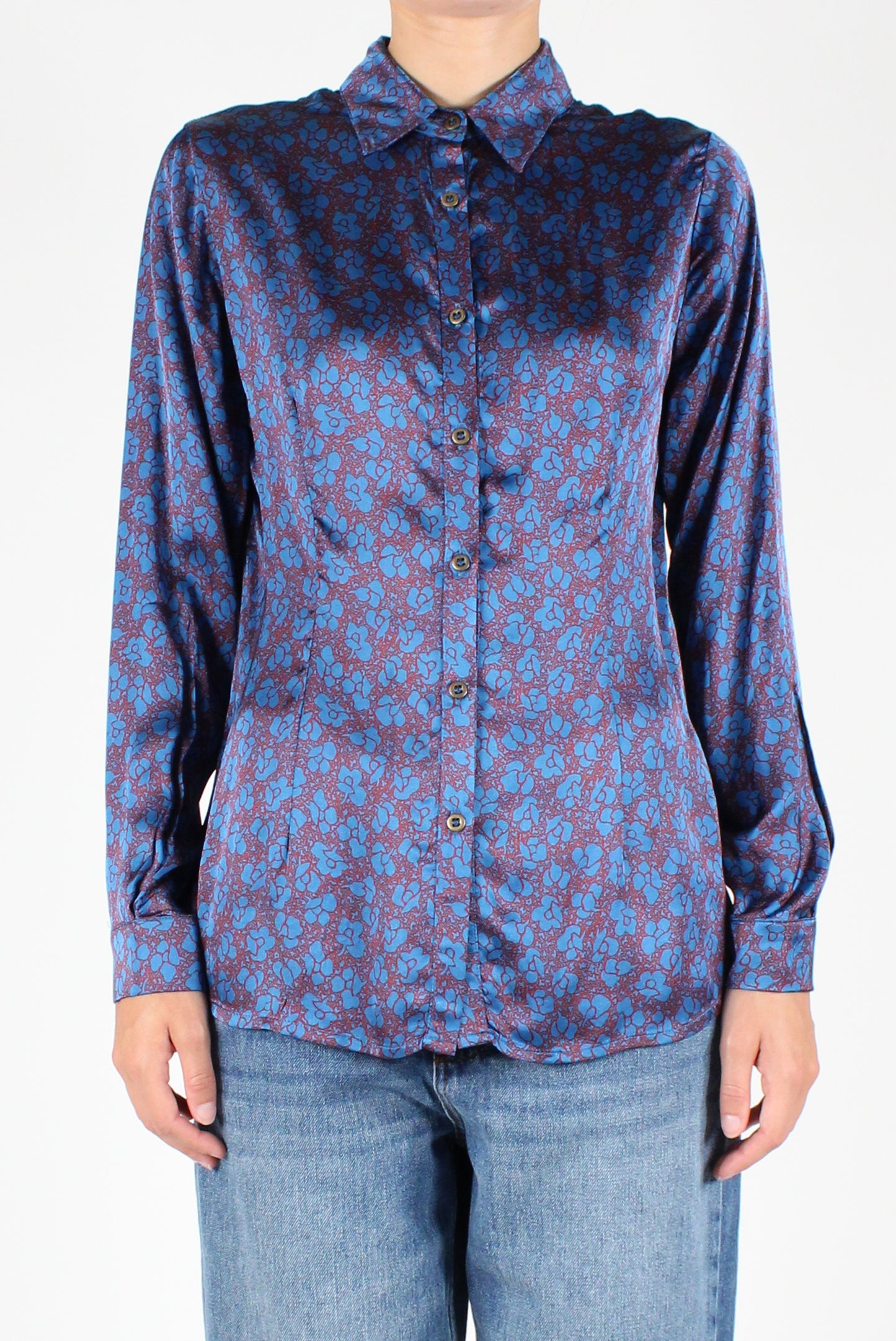 Floral Print Viscose Shirt