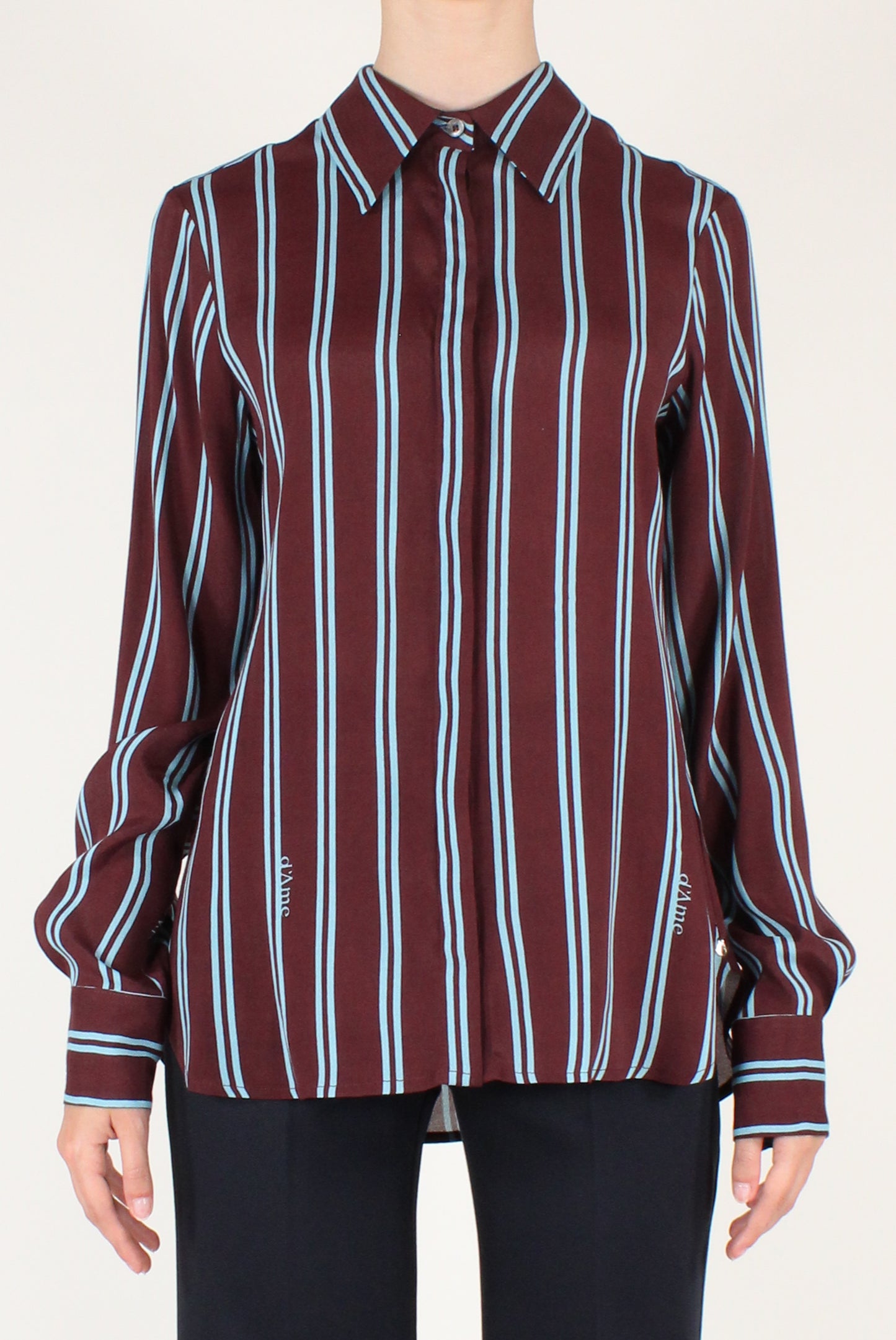 Camicia a Righe Verticali