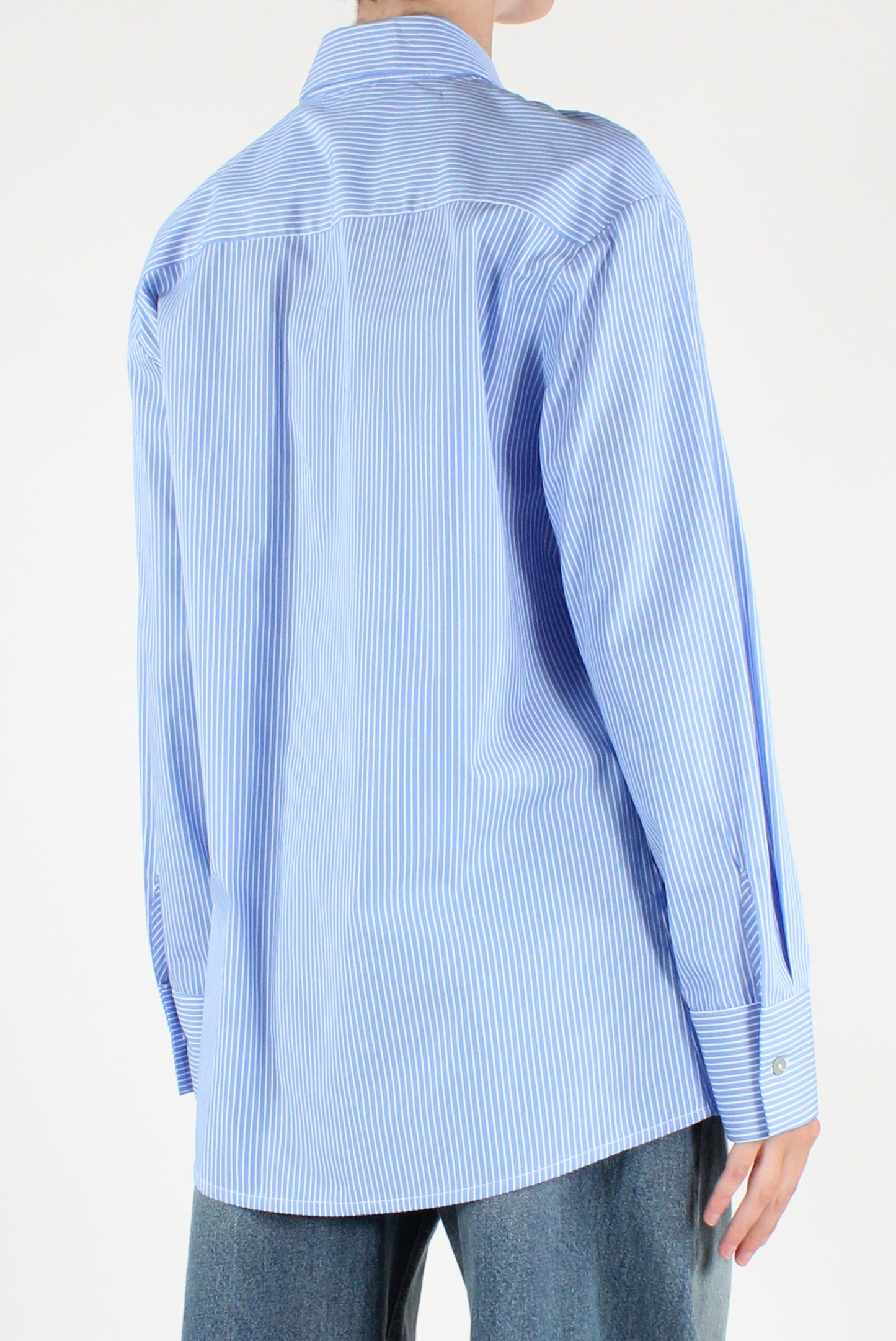 Camicia a Righe in Cotone