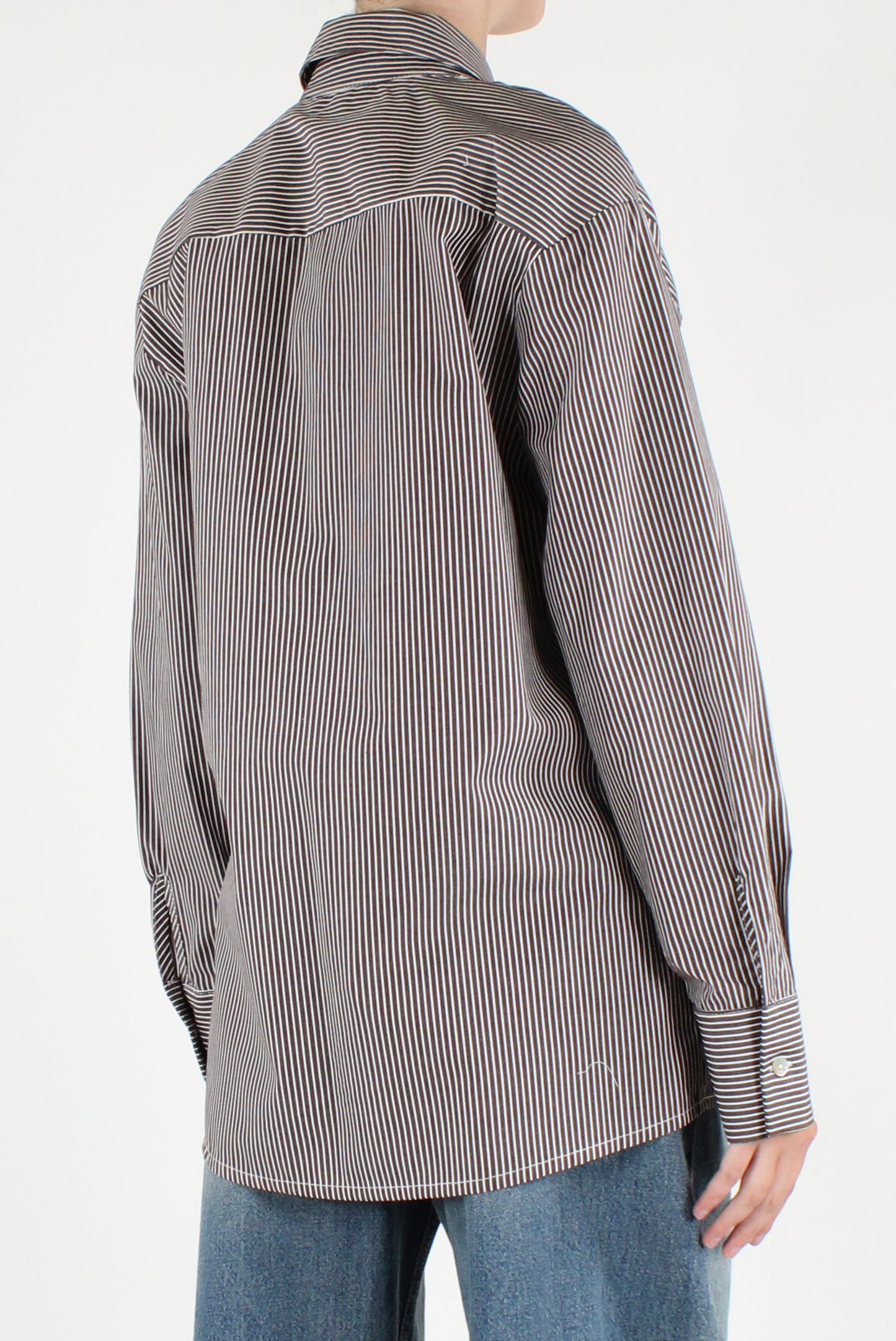 Camicia a Righe in Cotone