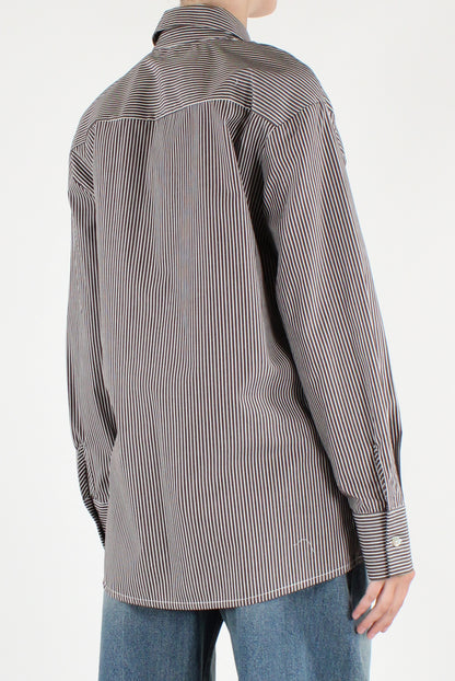 Camicia a Righe in Cotone
