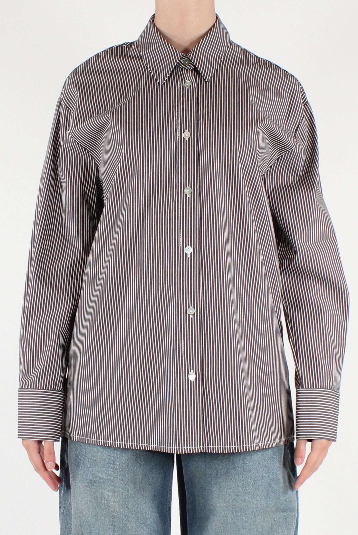 Camicia a Righe in Cotone